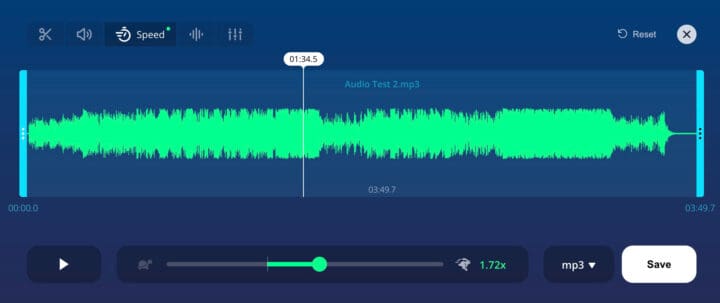 Audio Speed Changer - Change Tempo Online