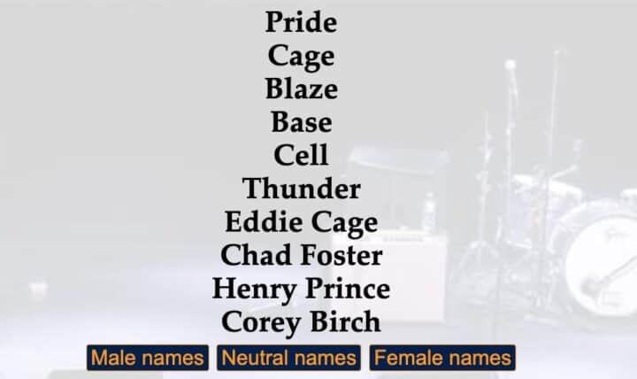 Musician Name Generator