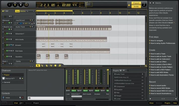 Ohm Studio Music Software