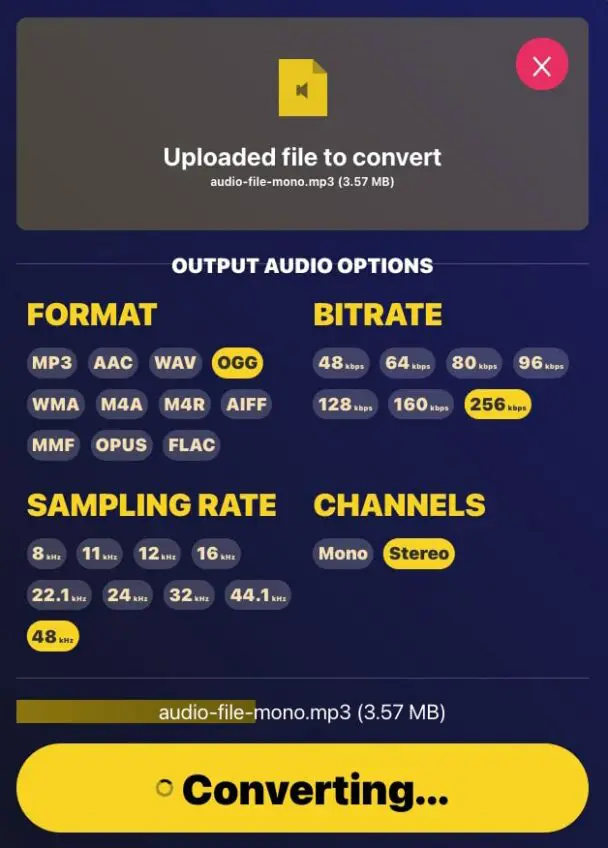how to convert 44.1 khz audio to 48khz premiere