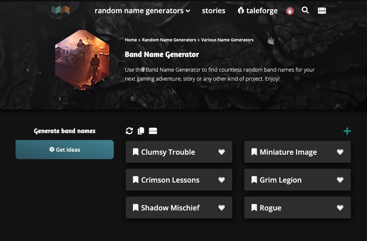 30 FREE Band Name Generators For Band Name Ideas