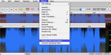 twistedwave online audio editor slow down