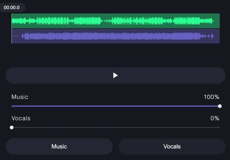 ai vocal splitter