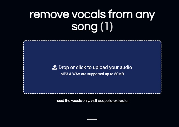 Vocal remover and isolation