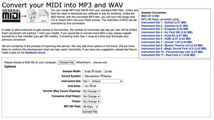 how to convert mp3 to midi audacity