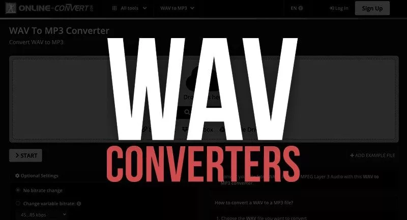 Best Free WAV To MP3 Converters Online