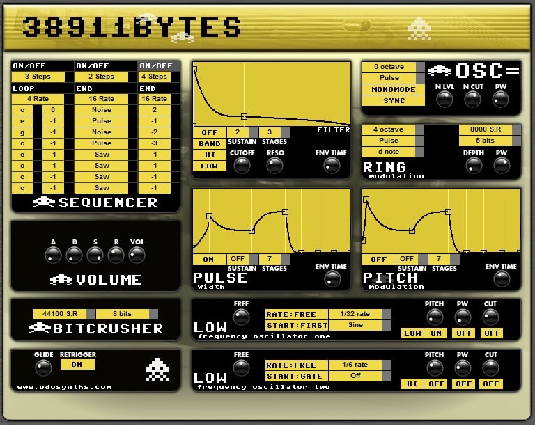 38911 Bytes VST Plugin by Odosynths