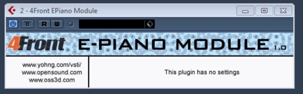 4Front E-Piano VST Plugin 
