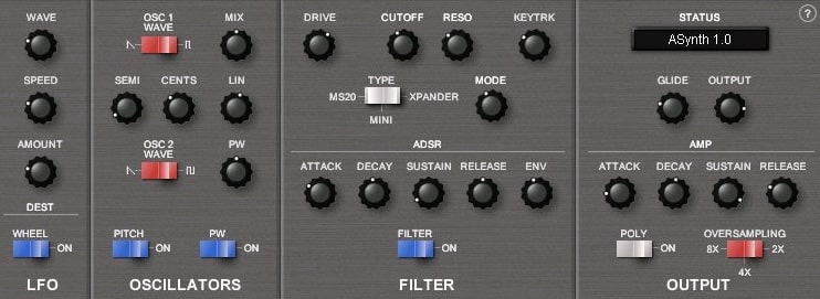 ASynth VST Plugin by Smart Electronix