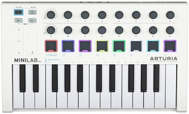 Arturia MiniLab MkII 25 Slim-Key Controller 