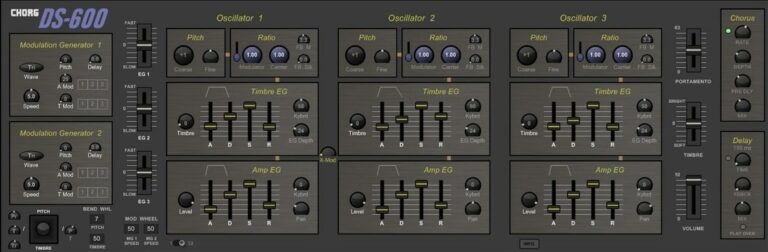 Chorg DS-600 VST Plugin by KBplugs