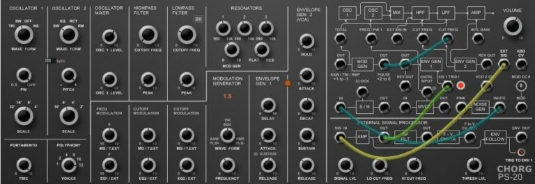 Chorg PS-20 VST Plugin by KBplugs