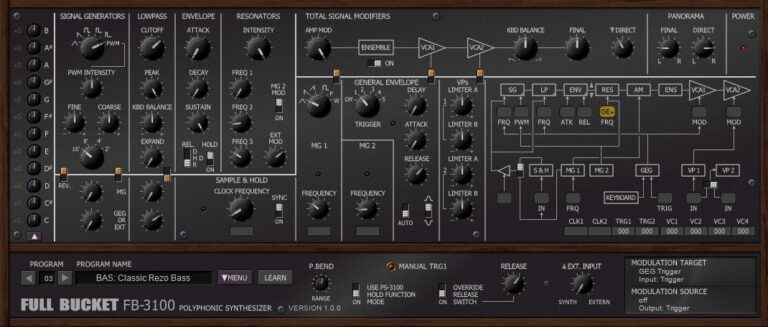FB-3100 VST Plugin by Full Bucket Music