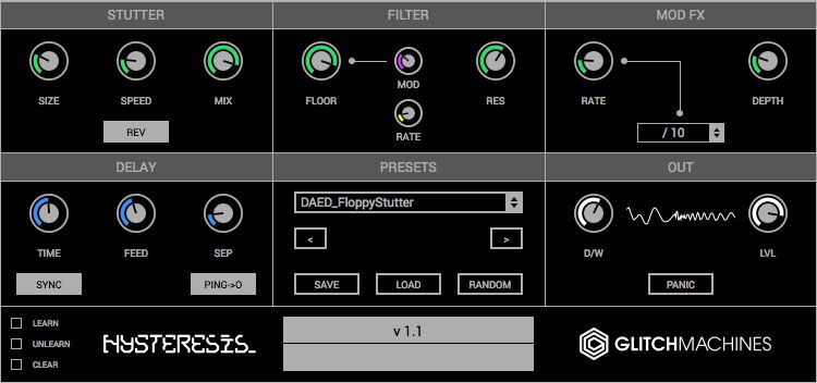 Hysteresis VST Plugin by GlitchMachines