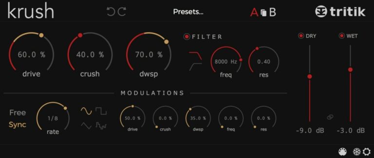 Krush VST Plugin by Tritik