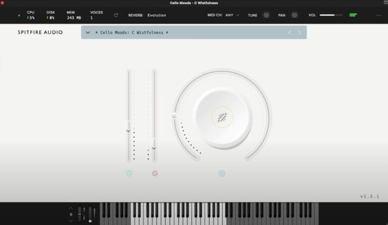 Cello Moods VST Plugin by Spitfire Audio