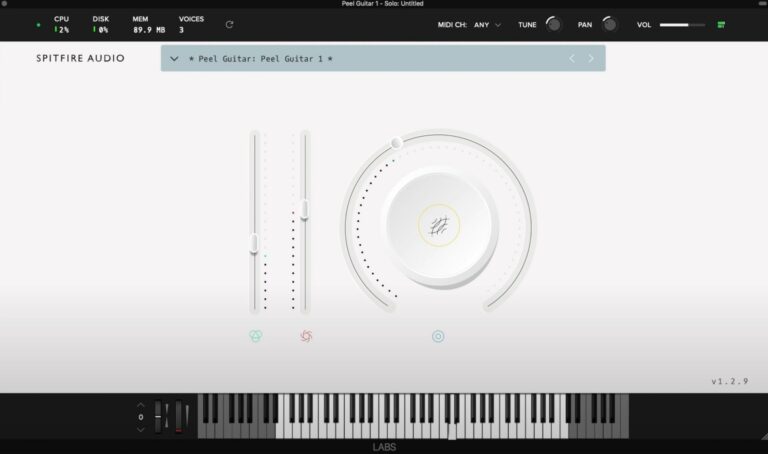 Labs Peel Guitar VST Plugin by Spitfire Audio