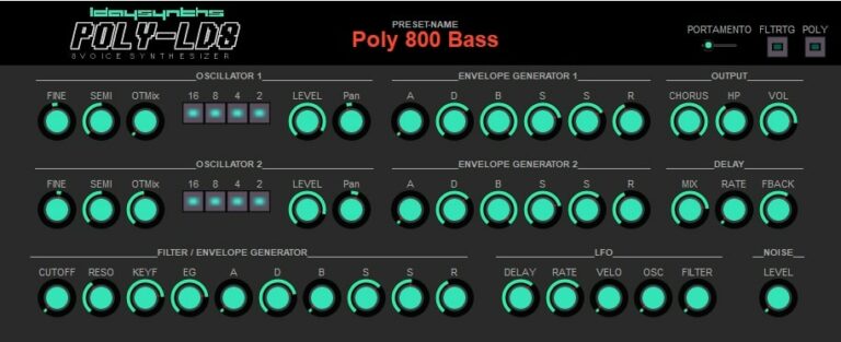 Poly-LD8D VST Plugin by L-Day