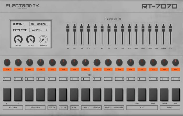 RT-7070 VST Plugin by Electronik Sound Lab