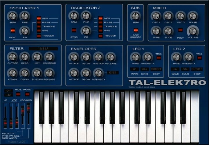 TAL–Elek7ro VST Plugin 