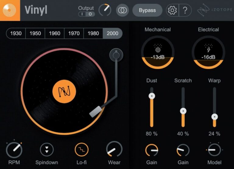 Vinyl VST Plugin by iZotope
