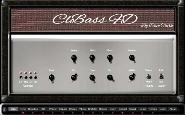 ClBass F VST Plugin by EXE Consulting