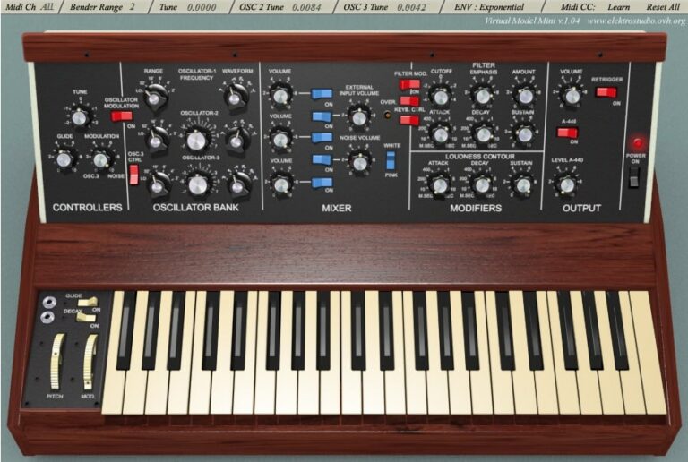 Model Mini VST Plugin by Elektrostudio