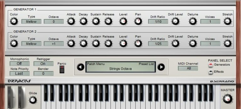 Orpheus VST Plugin by B Serrano