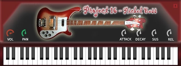 Project16 Picked Bass VST Plugin