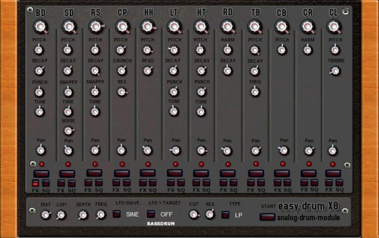 easy-drum X8 VST Plugin by easytoolz