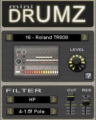 mini DrumZ VST Plugin mini DrumZ