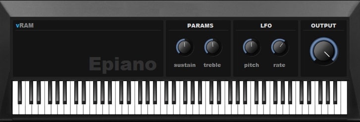 vRAM Epiano VST Plugin by vRAM