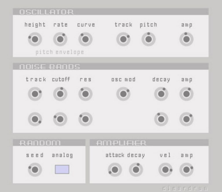 Cleardrum VST Plugin by Xoxos