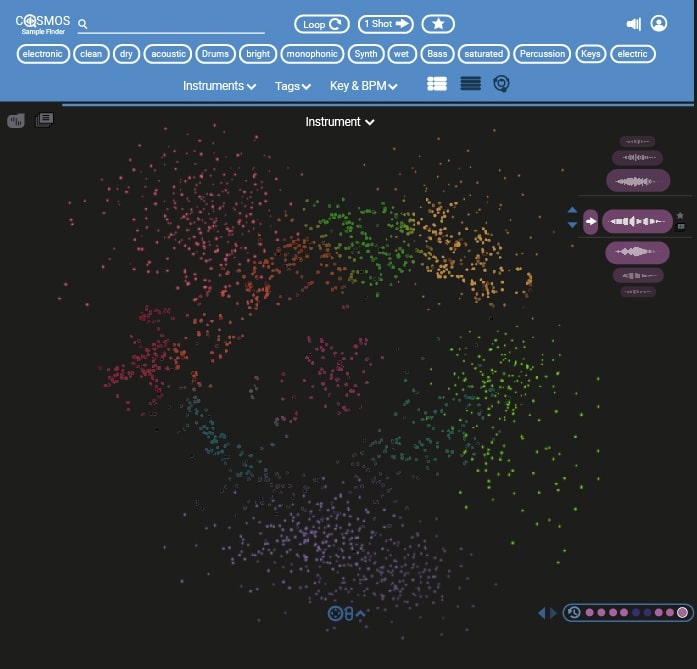 COSMOS Sample Finder