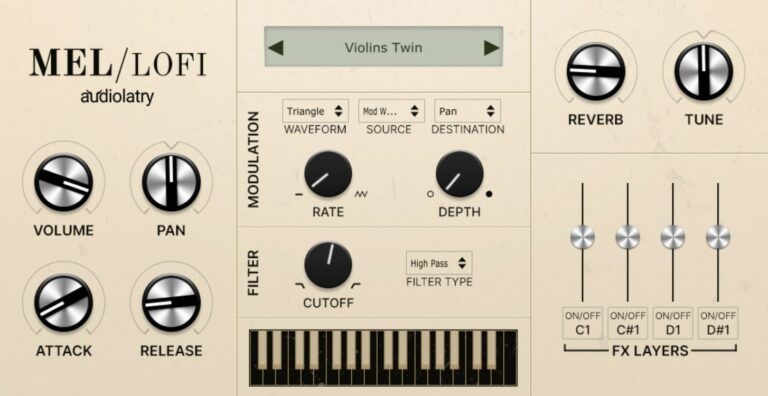 Mel-Lofi VST Plugin by Audiolatry
