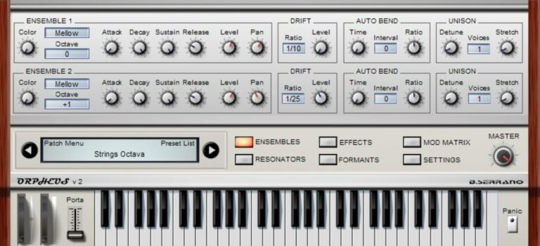 Orpheus II VST Plugin by B Serrano
