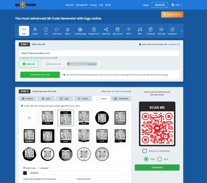 QR Tiger | Free QR Code Generator No Sign Up