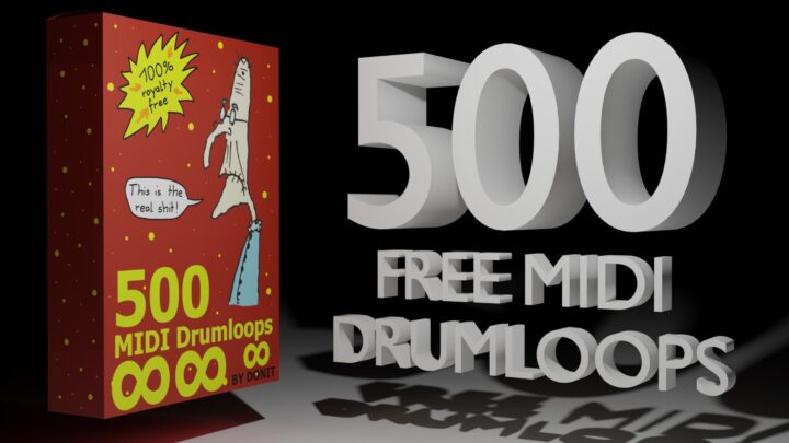 500 Free MIDI Drum Loops