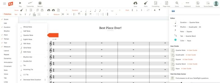 Noteflight | Write Sheet Music Online Free