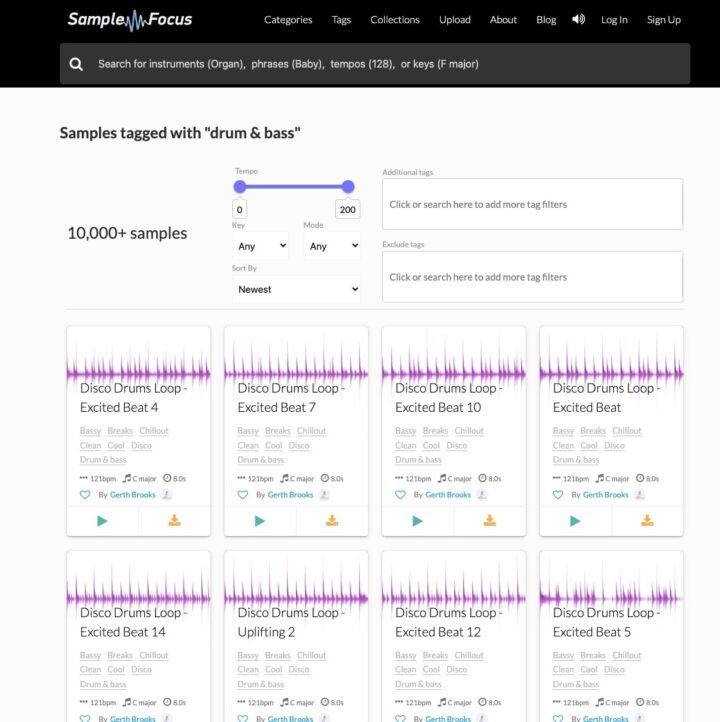 Sample Focus