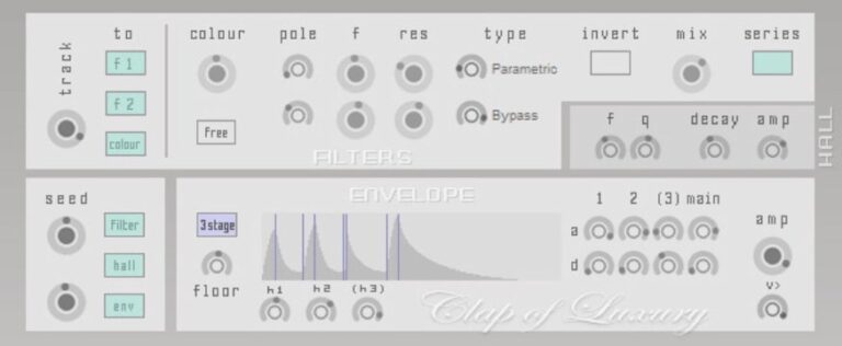 Clap of Luxury VST Plugin by Xoxos