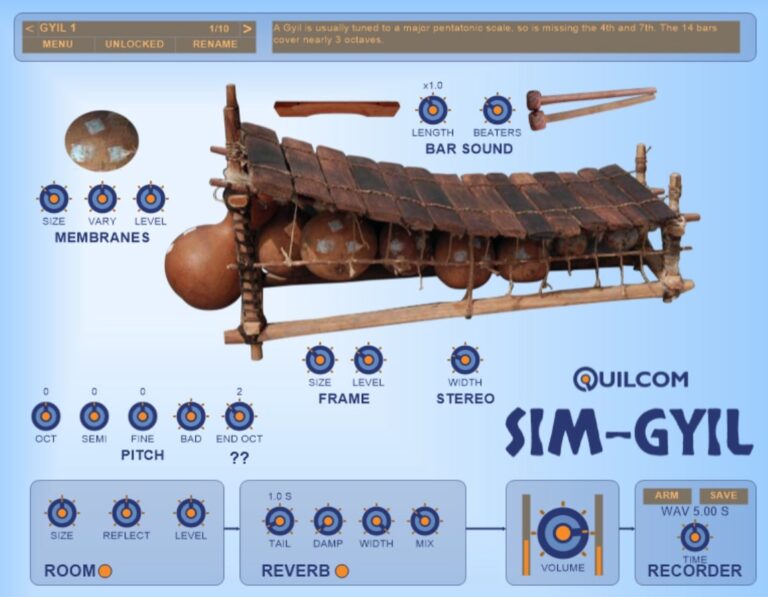SIM-GYIL VST Plugin by Quilcom