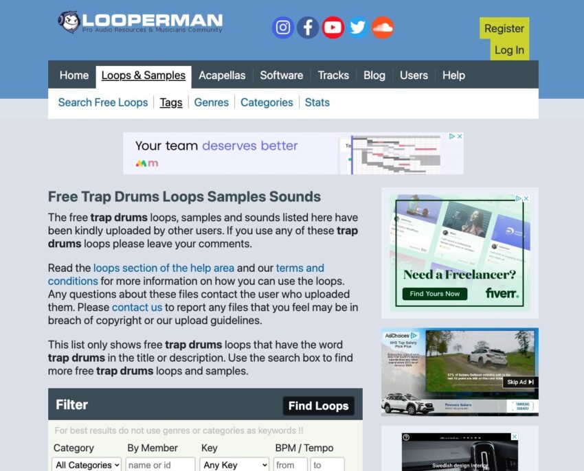 Looperman Free Drum Patterns