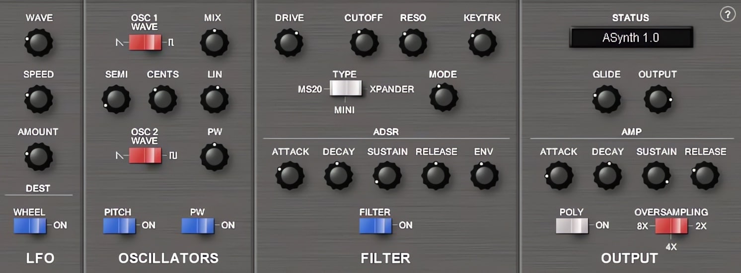 ASynth VST Plugin By Smart Electronix