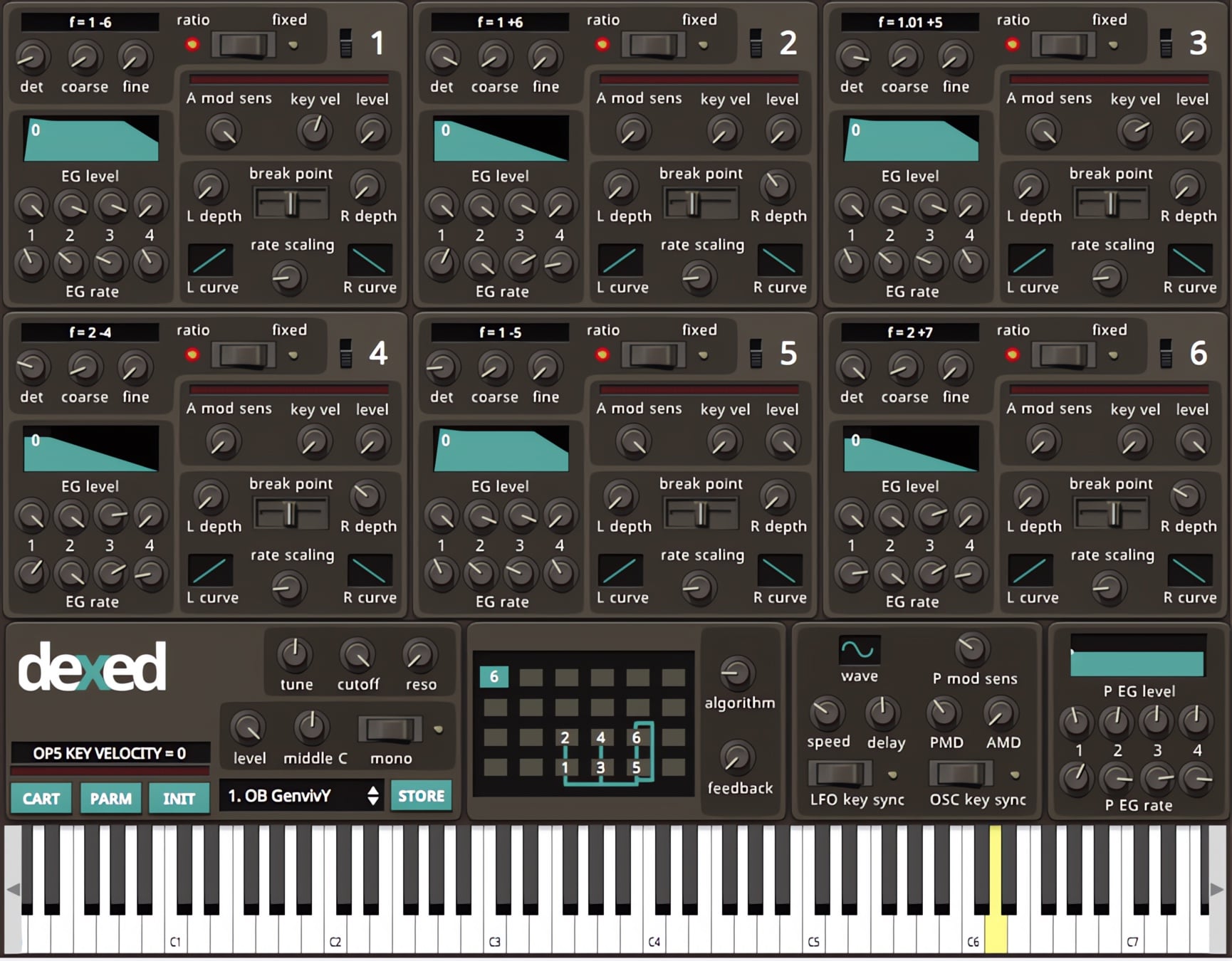 Dexed VST Plugin By Digital Suburban