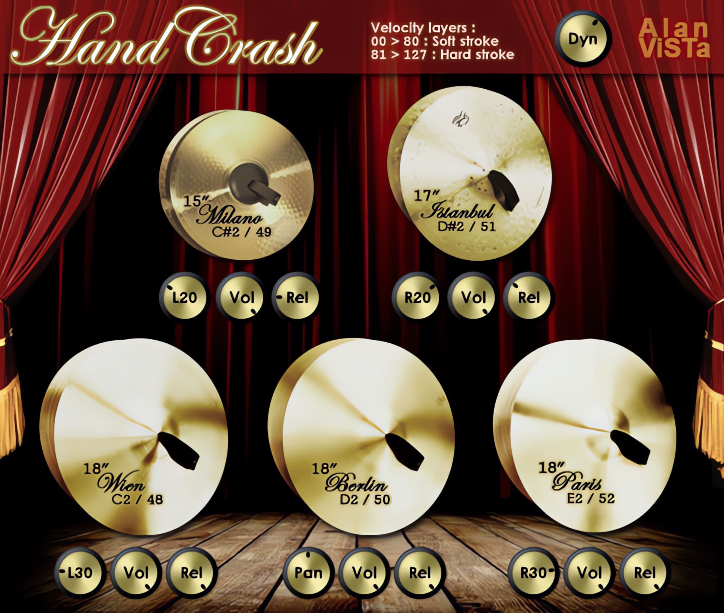 Hand Crash VST Plugin By Alan Vista