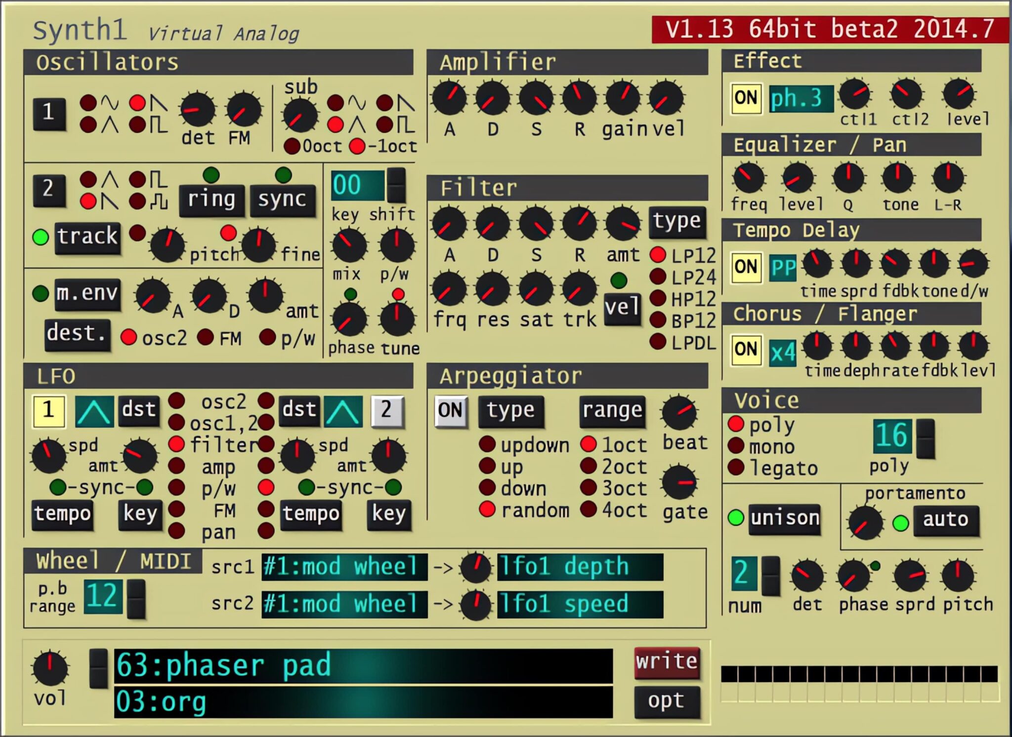 FREE Synth1 VST Plugin by Daichi ( Windows & Mac )