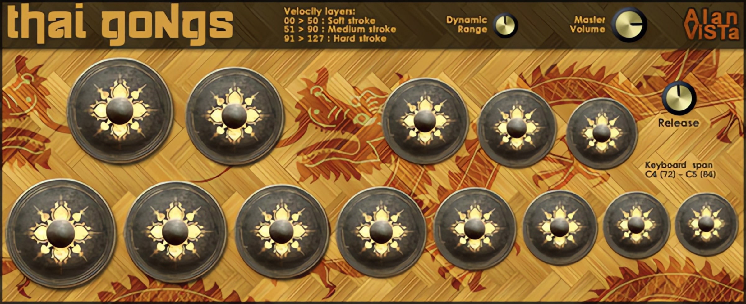 Thai Gongs VST Plugin By Alan Vista