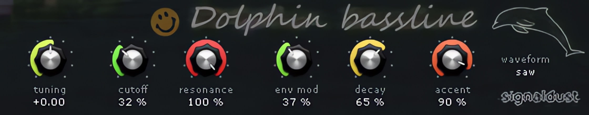 Dolphin Bassline VST Plugin By Signaldust