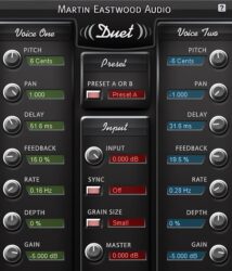 Duet VST Plugin By Martin Eastwood